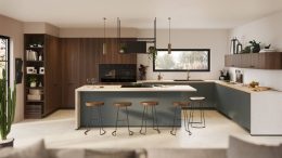 Créer sa cuisine sur mesure à Rennes : bien choisir son cuisiniste 4 cuisine velvet vert mineral